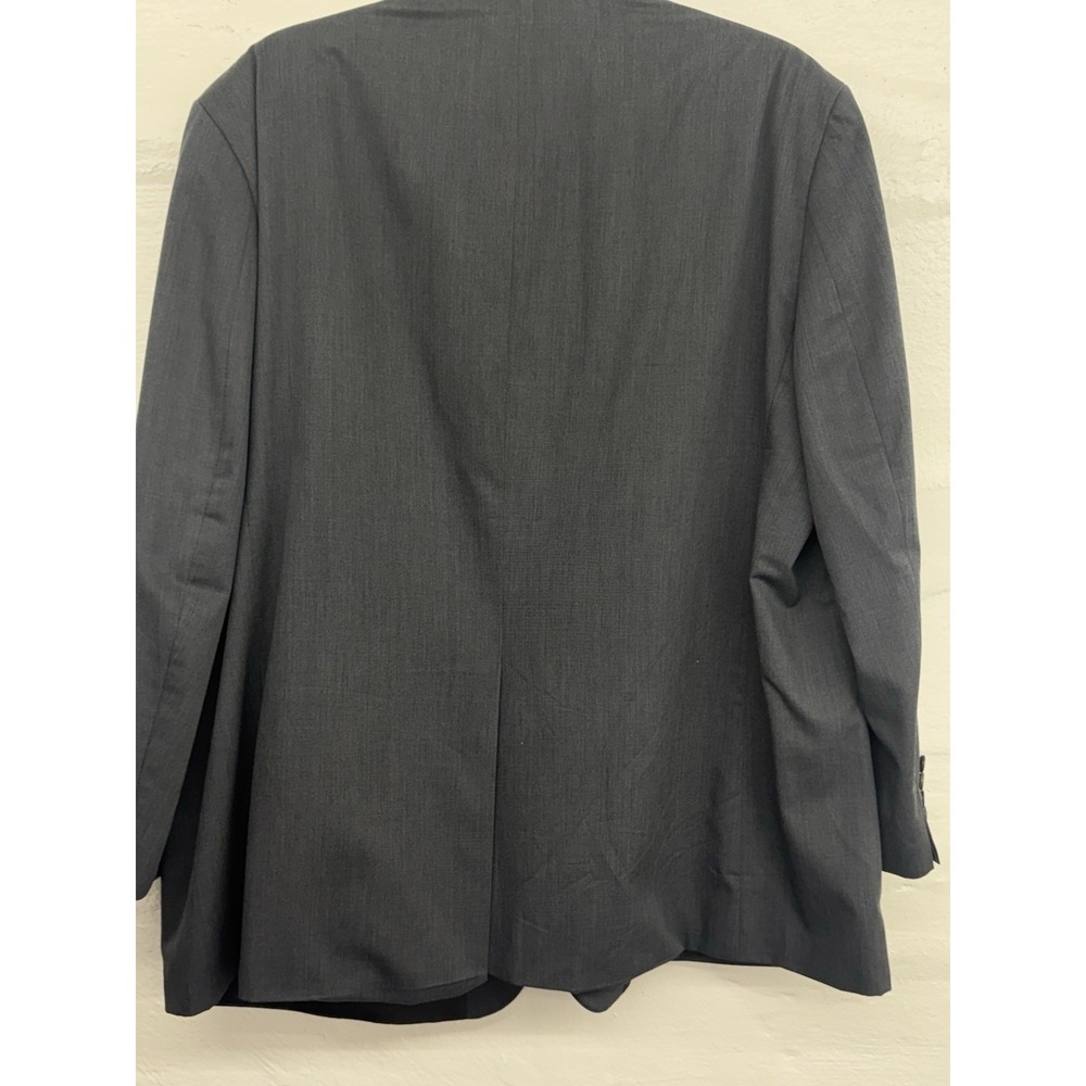 Lauren Ralph Lauren Mens Blazer 52R Blue/ Grey Wool 2 Button Coat Professional - Picture 6 of 10
